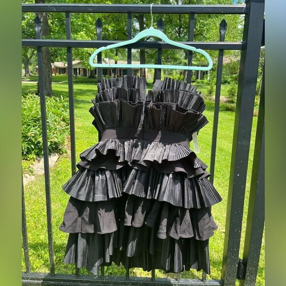 Anthropologie Acler Elsher Ruffle Mini Dress NWT - Picture 11 of 13